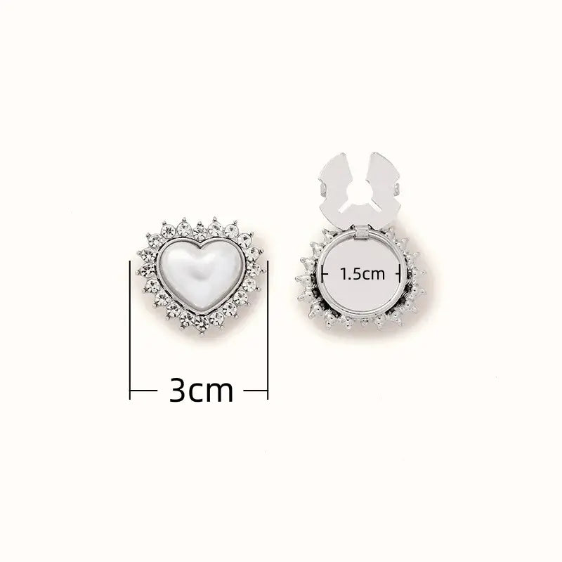 Size Guide - Metallic Water Lily | 1 Set （Silver）